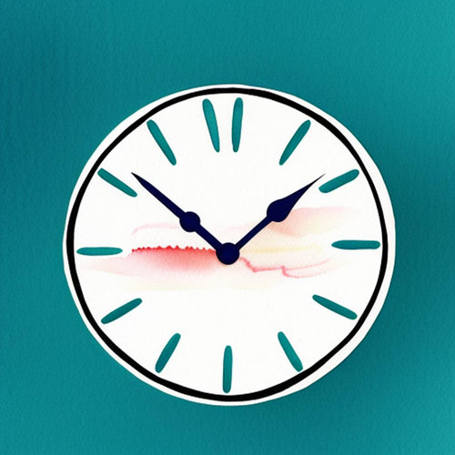 Clock illustration (AI generated with picsart)